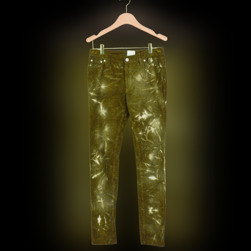 Sz 27 NWT Alchemist Gina tie dye corduroy pants